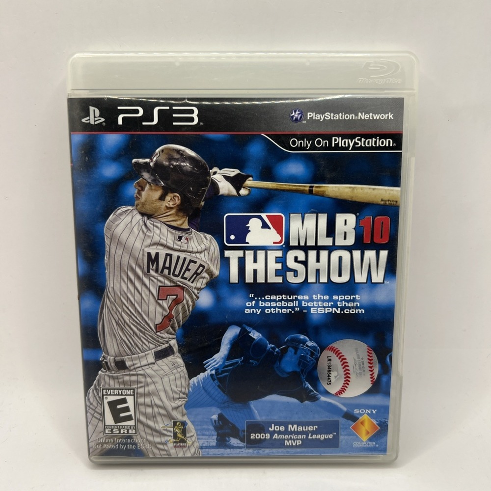 B2G1 FREE MLB 10: The Show (Sony PlayStation 3, 2010) PS3 Game
